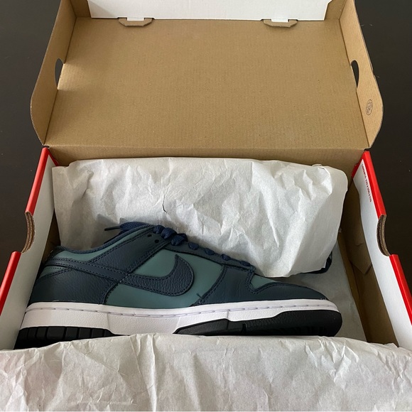 ππ 2022 NIKE Dunk Low Premium 'Armory Navy' Size Menβs 7.5 Wmns 9 worn 1x ππ - Picture 10 of 12